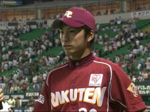 H2-8E 0711 楽天永井投手のヒーローインタビュー