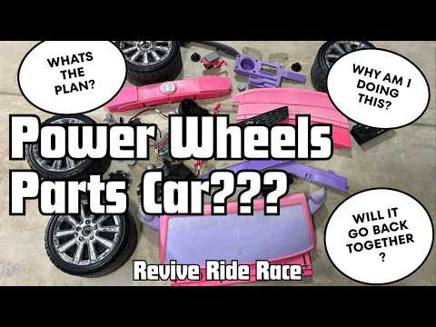 Power Wheels Mustang Parts Car Teardown