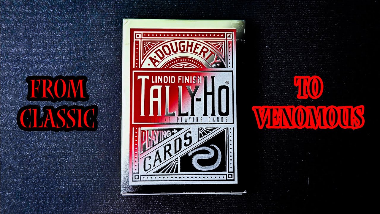 Tally-Ho Viper Playing Cards (Fan and Circle Back) by Ellusionist