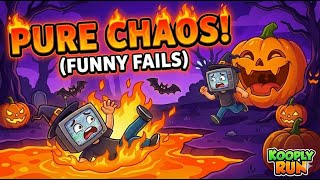 Halloween in Kooply Run is PURE CHAOS! 🦇🔥 (Funny Fails) screenshot 3