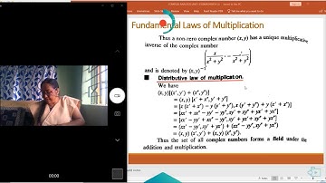 COMPLEX ANALYSIS  LECTURE 1 by RANJANA DUTTA