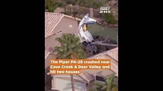 3 hurt after plane crashes in north Phoenix neighborhood