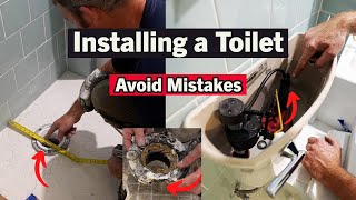 Installing a Toilet and Avoiding Mistakes