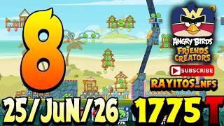 Angry Birds Friends Level 8 Tournament 1775 Highscore POWER-UP