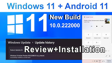 Windows 11 Insider Preview build 22000.51 || Full Installation In Detailed ||  FULL REVIEW || HINDI