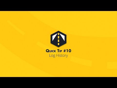 DriveELD Quick Tip #10 Log History