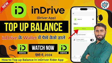 Indriver Me Top up Kaise Karen in Hindi ll How to Top Up inDrive in India #indrive #techgurusaurabh