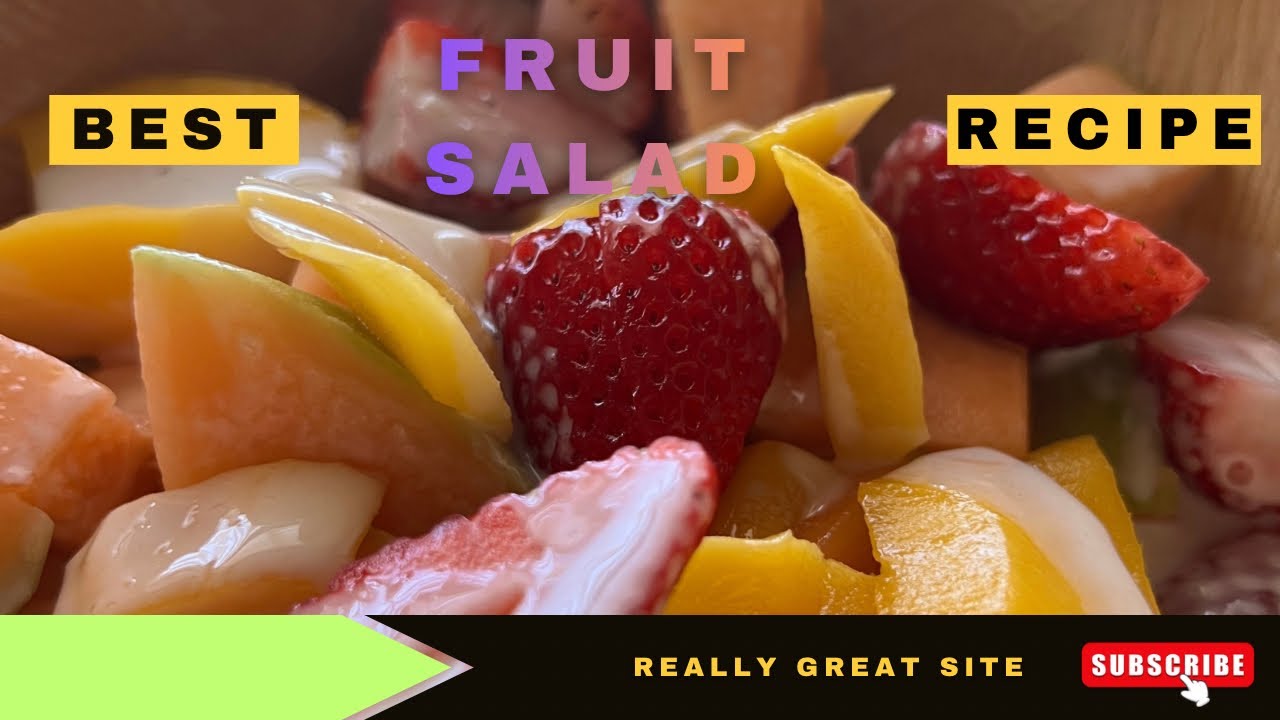 Let make the creamiest & sweetest fruit salad 🍊🍌🍋🍓