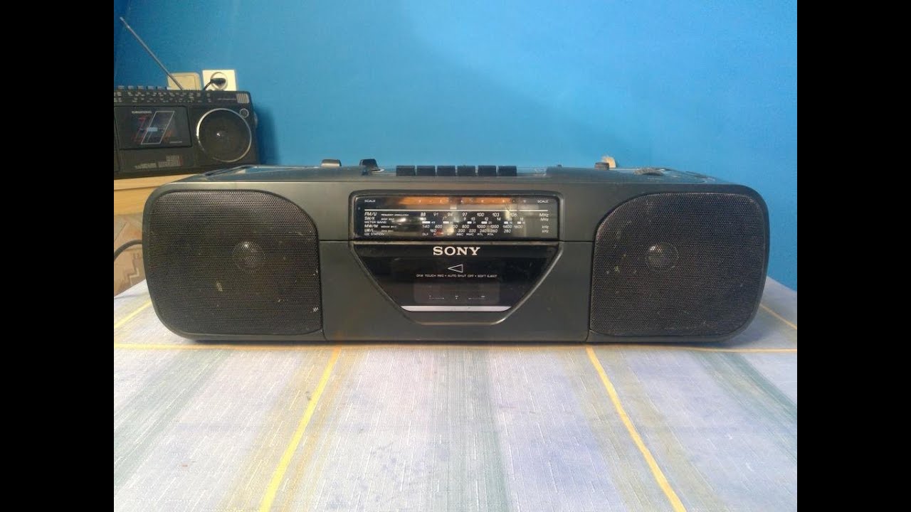 Japanese Radio Cassette-corder Sony CFS-201L Vintage (Hedgehog Service)