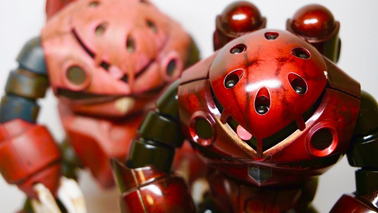 Hgガンプラ プラモデル ズゴック 天然石風に塗装しました Youtube