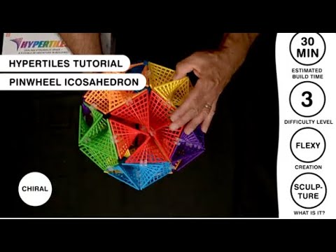 HyperTiles Guided Tutorial - How To Make The Pinwheel Icosahedron