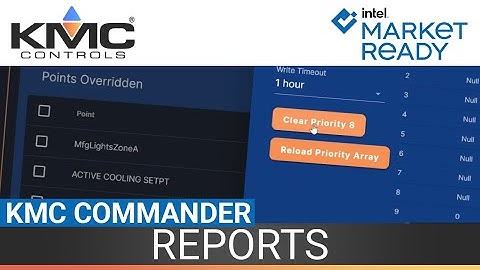 KMC Commander: Reports