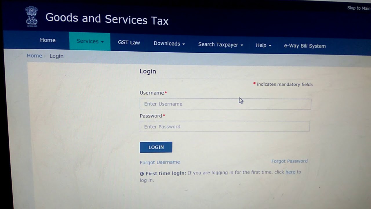 GST login error ..Solved .Reason 1