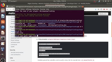 How to create a simple plugin in Matomo Piwik analytics