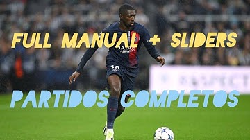 FC 24 + REALISTIC SLIDERS || VS CPU - FULL MANUAL - Full Matches