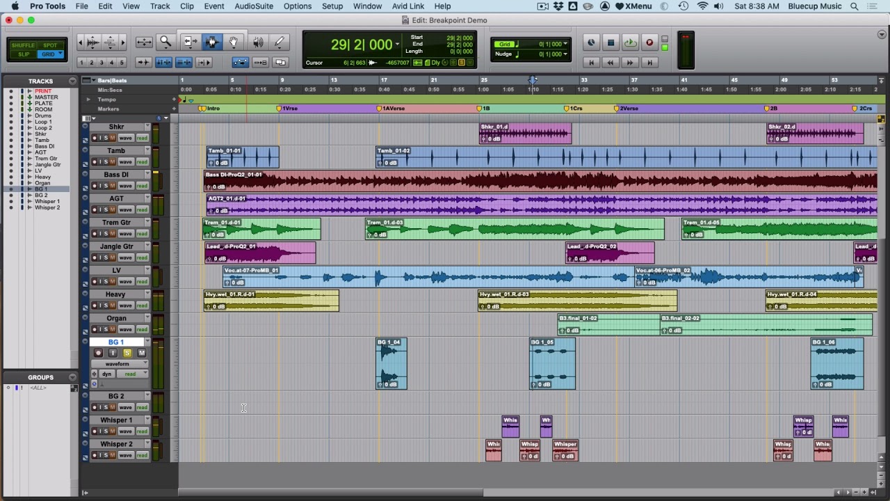 Pro Tools - Breakpoint Automation