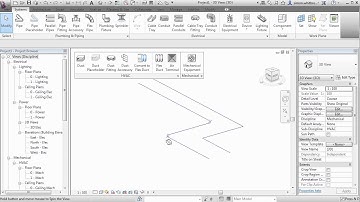 Revit MEP 2013 Tutorial | Systems Tab - HVAC and Mechanical