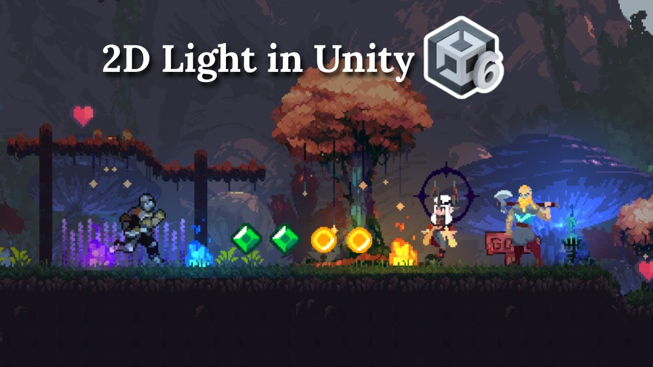 Unity Light 2d Script How to Add Light in a 2D Game on Unity Game Engine for Beginners | 2D ...