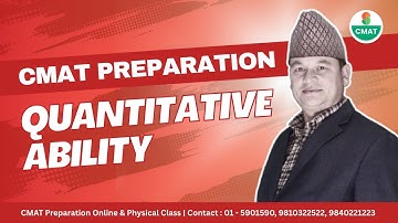 CMAT Quantitative Ability by Hari Sir | CMAT Preparation Classes in Nepal  @EdusoftCMAT