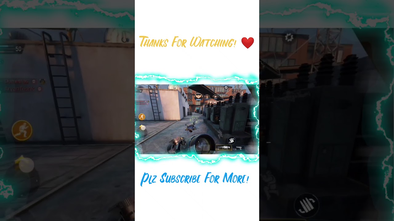 COD Mobile clutch Gameplay Sniper Montage Arctic 50 