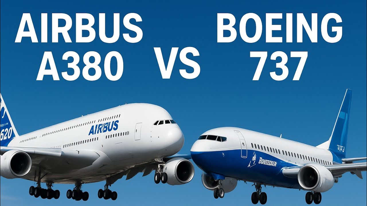 Airbus A380 vs Boeing 737 | The Ultimate Comparison of Aviation Giants