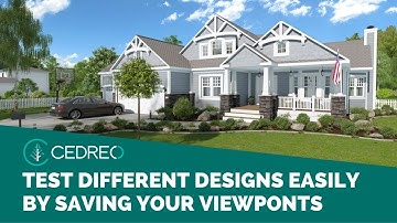 [Cedreo Tutorial] How to Select and Save a Viewpoint?
