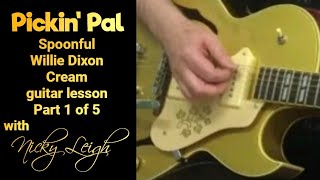 Spoonful By Willie Dixon  Cream  Part 1 riff  Guitar Lesson
