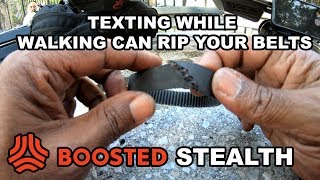 Boosted Stealth Belt Replacement - An Inexpensive Alternative For 10 99