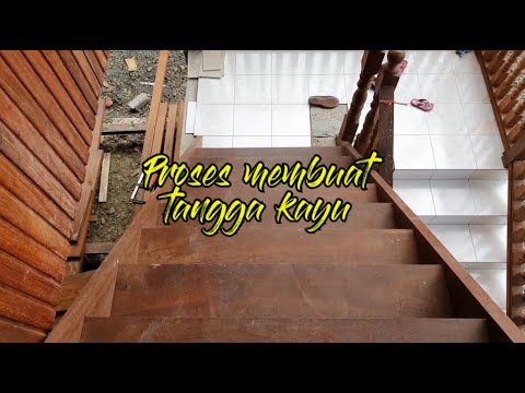 Cara cara membuat tangga kayu  rumah  bugis  Modern YouTube