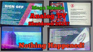 Mega Manila Analog TV Sign-Offs 2024 | Shutdown Or Switch-Offs Not Possible!