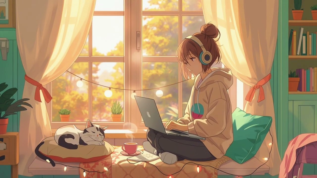 2 Hour [lofi hip hop] - soft lo-fi beats with rainy night vibes