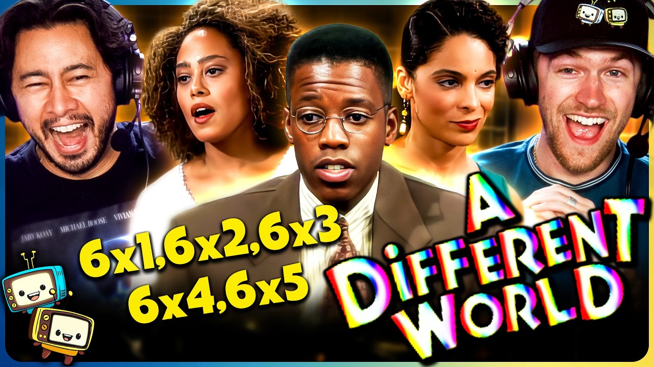 A DIFFERENT WORLD Season 6 Episodes 1-5 Reaction! | Jasmine Guy, Kadeem Hardison, w/ Jaby Koay