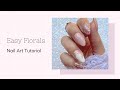 Floral Nail Art Tutorial | Dip Powder, Gel and Stamping Polish