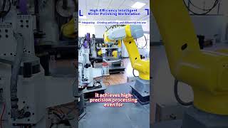 High speed robotic polishing machine #deburring #grinding #factory #manufacturing #diecasting