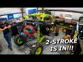 DAY 2! 2-stroke Maverick X3 swap vs TURBOING a Mega Truck!