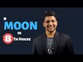 Moon in 8th House in Vedic Astrology Birth Chart