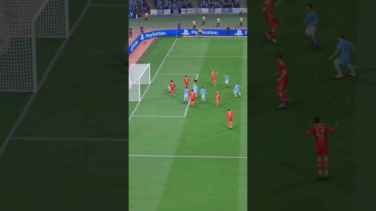 One of the most beautiful and professional FIFA 23 goals with Haaland's acrobatic kick