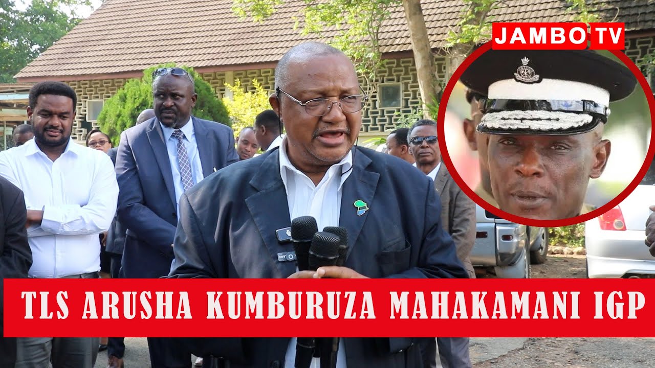 NGOMA NZITOO ! MAWAKILI ARUSHA KUWABURUZA MAHAKAMANI VIGOGO WA JESHI LA POLISI IGP,  RPC WATAJWA