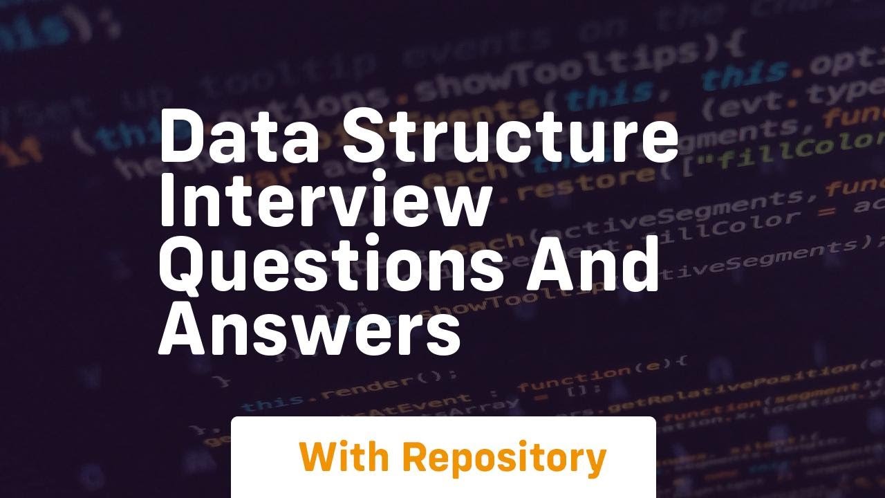 Beautiful Data Structure Interview Questions Image in 4K Beautiful Data Structure Interview Questions Image in 4K