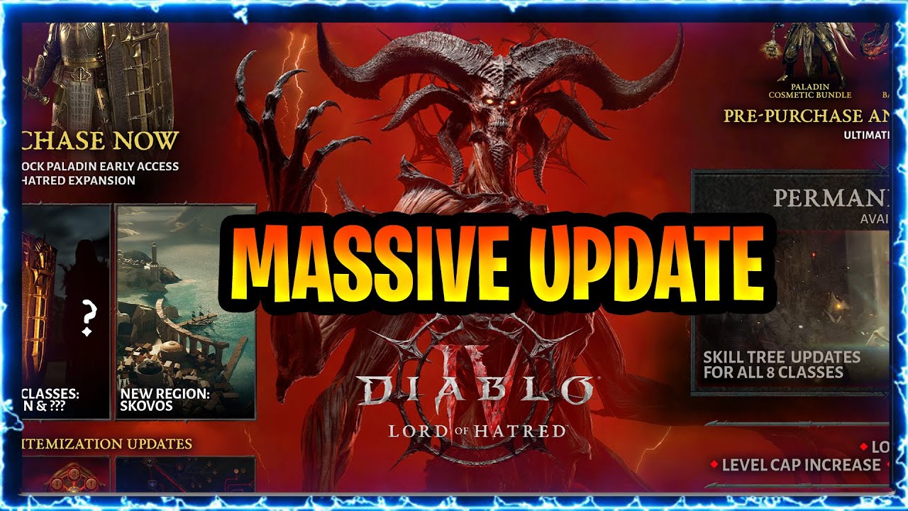 Diablo 4 Season 13 (Expansion) NEW Skill Tree, New Endgame (Roadmap