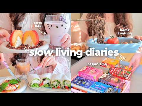 cozy days cooking at home 🧸🌿 organizing kitchen, home cooking & slow living