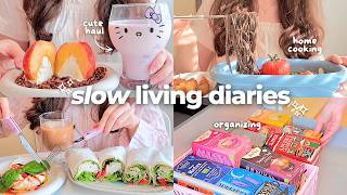 cozy days cooking at home 🧸🌿 organizing kitchen, home cooking & slow living screenshot 2
