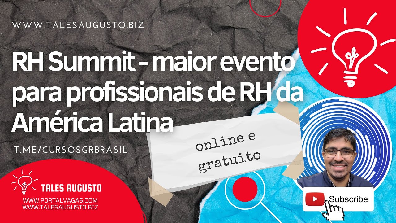 RH SUMMIT Evento para Profissionais de Recursos Humanos Online - YouTube