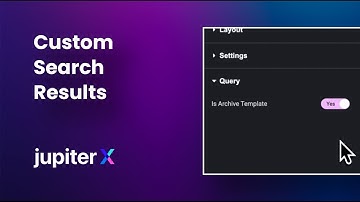 Creating a Custom Search Results Page in Jupiter X