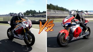 Honda RC 213 V-S 2015 VS Honda CBR 1000RR Fireblade 2015 || Top Speed Acceleration Lap Drag|| Ride 4