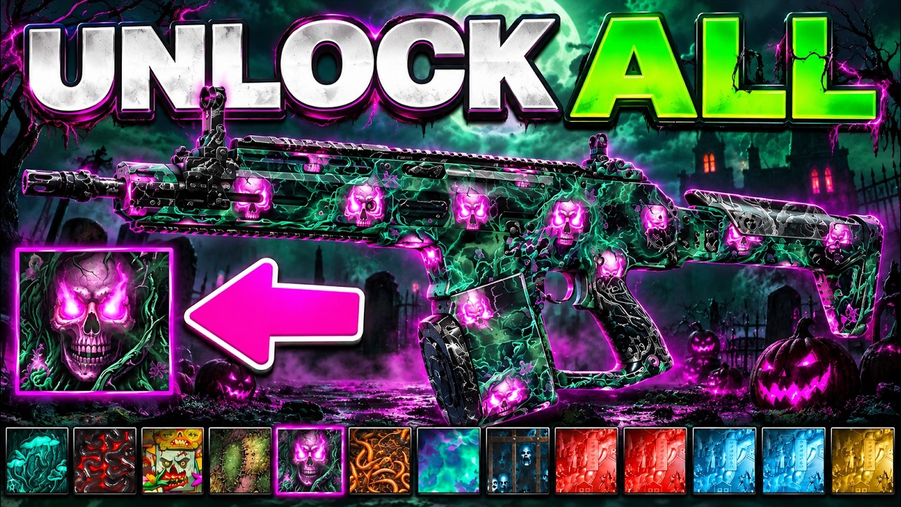 *NEW* UNLOCK ALL SEASON 6 CAMOS! How to Do the Camo Swap Glitch BO7! NEW Haunting Event Camos
