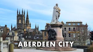 ABERDEEN City | Scotland's GRANITE CITY | Walking Tour| 4K