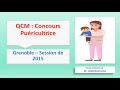 QCM : Concours Puéricultrice : Grenoble – Session de 2015