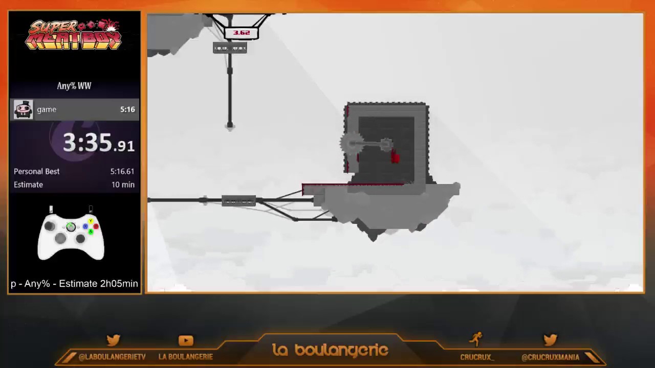 Summer Baguetton 2017 : Super Meat Boy Any% WW by Crucrux