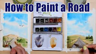 Let’s Paint a Watercolor Landscape! | Easy Step-by-Step for Kids